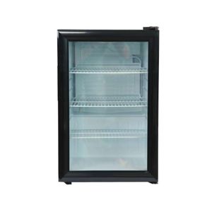 Premier  85Litres Showcase Refrigerator Glass Door Display Fridge, Beverage Cooler Refrigerator, Energy Saving Fridge 