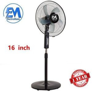Em 16-Inch 3-Speed Fan – 5 Blades Powerful, Energy Efficient & Durable