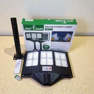 JSOT Reliable Quality 500W Watts Double Sided Outdoor Security Light High Brightness Motion Detection Waterproof Solar Street Ligh