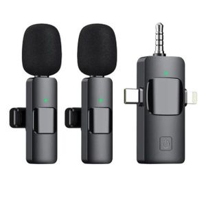 Rechargeable Wireless Lavalier Microphone 3-in-1 – Ideal for Public Speaking, Content Creation, and Filming