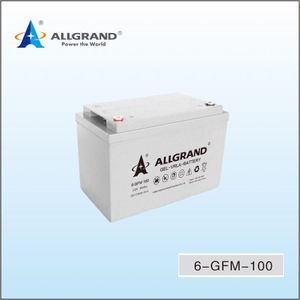 ALLGRAND  Solar GEL Battery 12V 100Ah – Long Life Deep Cycle Battery