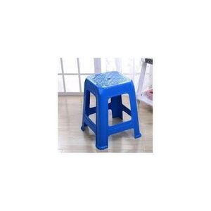 Heavy Duty Plastic Stool (BLUE)  – Durable Multipurpose Sitting Stool for Home, Kitchen, 
