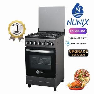 Nunix  3+1 Electric Standing Cooker with Electric Oven 
