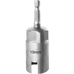 19mm Power Wing Nut Driver, 1/4" Hex Shank Drill Bit Socket Wrench for Panel Nuts & Bolts