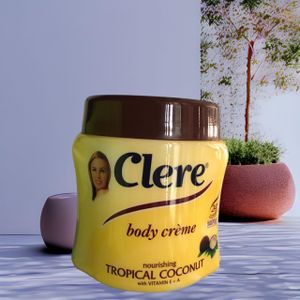 Clere Body Créme Nourishing Tropical Coconut with Vitamin E + A