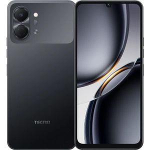 Tecno Pop 20  6.75'' 120Hz Display, 64GBROM +4GB RAM +(4GB Extended),  13MP AI Camera, 5000mAh  - Black