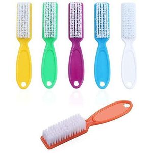 Nail Cleaning Brushes with Handle Grip for Toes and Fingernail