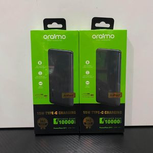 Oraimo PowerFlow B11 Power Bank 10000mAh High-Speed Charging - Black