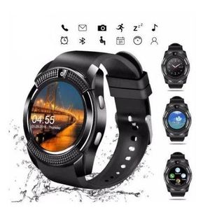 Smart2030 V8 Smartwatch Black Model For Android Phones With SIM, TF, And Multimedia Features
