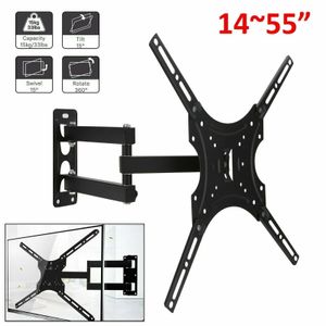 Modern Heavy Duty Home Design 14"-55" Swivel Full Motion Tilt , Swivel and All Sides Motion TV Wall Mount Bracket 