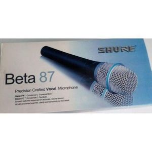 Shure Beta87 mic