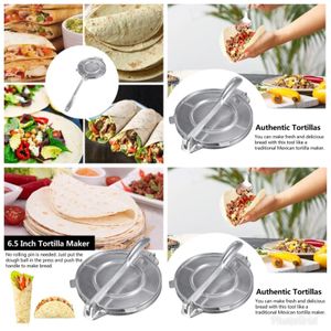 6.5 Inch Heavy Aluminium Tortilla Maker Press 
