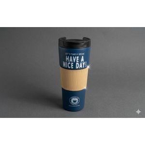 Reusable coffee Travel mug-leakproof insulated cup with lid