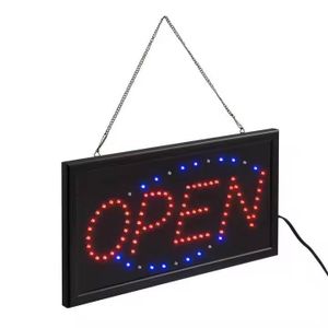 Business LED OPEN Display – Rectangular Sign Board for Shops & Stores