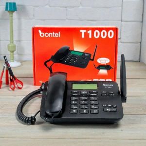 Bontel  T1000 GSM Fixed Landline Better Network Fetch Stable Connection Strong Signal Desktop Phone 