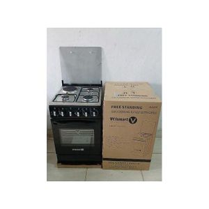 VOLSMART 3gas +1 electric Free Standing cooker with JET VALVES AND Electric oven