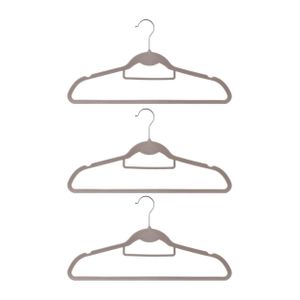 Honey-Can-Do White Kids' Hangers With Clips, 18-Pack