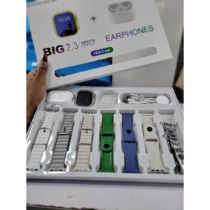  I20 Ultra Max Suit - 10 in 1 Smartwatch and Earphones Set