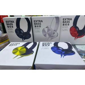 Extrabass Stereo Headsets with Deep Bass, Built-in Mic & Noise Isolation – Comfortable Over-Ear Headphones for Music, Calls & Gaming – Durable Cable & Universal 3.5mm Jack Compatibility