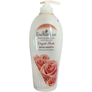 Enchanteur Perfumed Body Lotion  Elegant Musk Satin Smooth cf