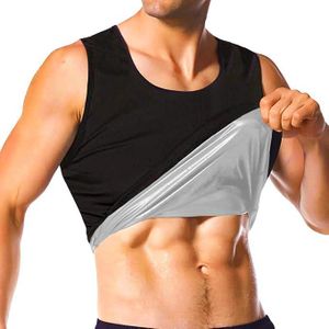 auna Suit for Men & Women Waist Trainer Vest Body Shaper with Tank Top Sweat Workout Trimmer