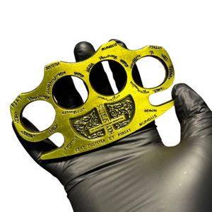 Knuckle Dusters Self Defense Brass Rings Four Fingers 