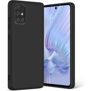 Samsung Galaxy A71 4G Case, Shockproof Silicone Phone Cover with Microfiber Lining and Protective Design