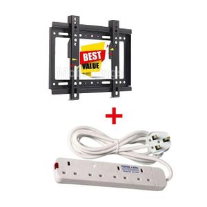 14-43" Wall Bracket +Free 4 Way Extension