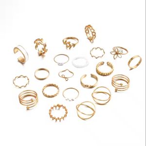 80-100pcs Each Kg Sell By Weight Vintage Ring For Women Hip Hop Cold Style Bulk Jewelry Mix And Random
