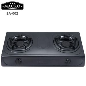 Nunix black macro 2 burner cooker