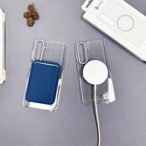 Galaxy S26 Clear Magnetic, Shockproof Yellow Resistant Transparent Protective Hard PC Soft TPU Wireless Charging Slim Thin case/cover