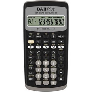 Texas Instruments BA II Plus Financial Calculator,Science Function Calculator ,  Exam Approved for School, College, Engineering, Accounting & More Calculator(Black)