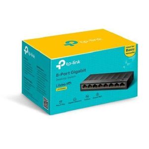 TP Link 8-Port 10/100/1000Mbps Desktop Switch - TP-LINK LS1008G_LiteWave Gigabit Ethernet Switch