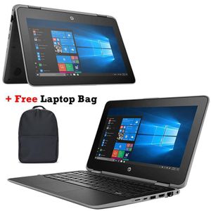 HP Refurbished ProBook X360 11e G3 4GB + 128GB Intel Celeron 2-in-1 11.6" Touchscreen Ultraslim Notebook Laptop Windows 11 + Bag (6 Months WRTY)