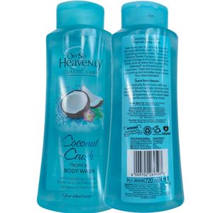 OH SO Heavenly Classic Care Coconut Crush Tropical Body Wash bc