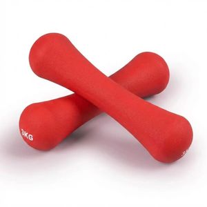 2pc Neoprene Dumbbells Set 3kg – Anti-Slip Bone Shape Hand Weights for Home Workout, Aerobics & Strength Training