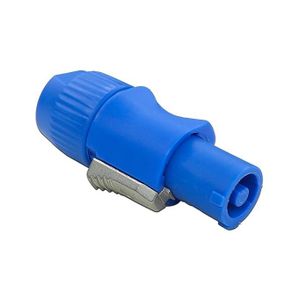Bn Cable Amplifier Speacon Male Connector,Audio Speaker Plug Lock 4 Pole Hose Connector (Pack of 4, Blue in color)