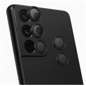 Camera Lens Protector for Samsung Galaxy S20 Ultra – Tempered Glass, Anti-Scratch, Night-Shooting Anti-Glare, Easy Install – Black