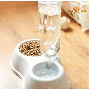 Baby Safe Feeder 2-in-1 Automatic Gravity Double Pet Bowl with 500ml Water Dispenser