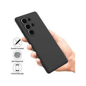 Silicone Cover for Itel S25 Ultra – Shockproof, Slim Fit, Anti-Slip Protective Case – Black