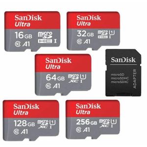 Sandisk Ultra MicroSD Card 128GB C10 A1 UHS-I with Adapter