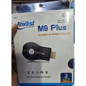 AnyCast M9 Plus Wireless HDMI Dongle – Screen Mirroring Movies, Videos, Photos, Presentations to TV & Monitor