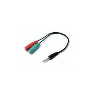 3.5mm AUX Audio Mic Splitter Cable