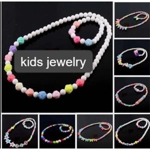 No Colorful Jewelry Toddlers Baby Kids Children Princess Girls Beads Gift Necklace