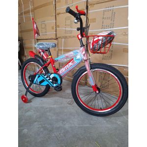 Red Size 20 children's BMX bicycle with free helmet