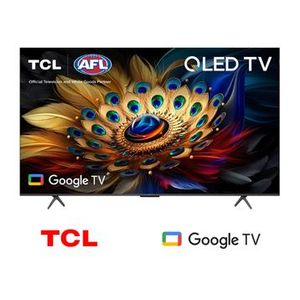 TCL 55C655 55"INCH QLED 4K PRO UHD With AiPQ PRO Processor Smart Google TV,HDR10+, Dolby Vision, Atmos, 144Hz VRR, Onkyo Sound Gaming TV.Modal 2024.(1YR WRTY)