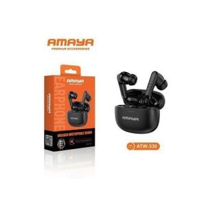 Amaya  Atw-330 40Hrs Long Play Time Powerful Bluetooth Earbuds/ Earpods