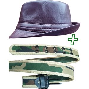 Hunter's HAT + ARMY THEMED Belt bc