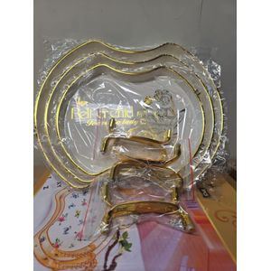 Acrylic 3PCS BELL TRAY