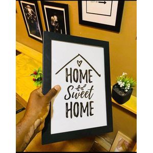 Decor “Home Sweet Home”  Wall Art Frame – PICTURE FRAME